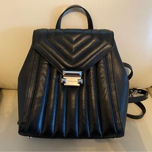 Michael Kors quilted backpack (barely used)